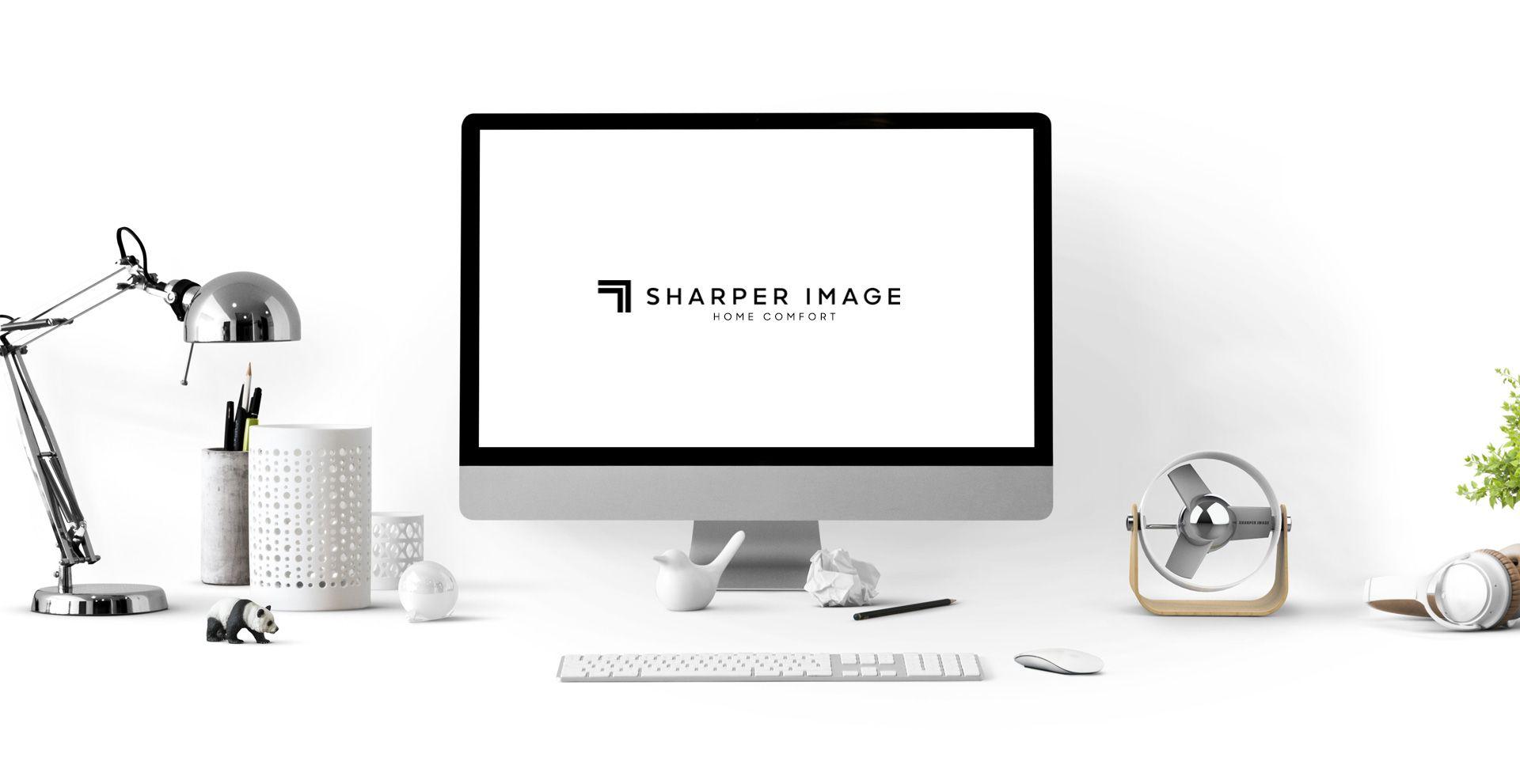 Sharper Image Website Contact Header