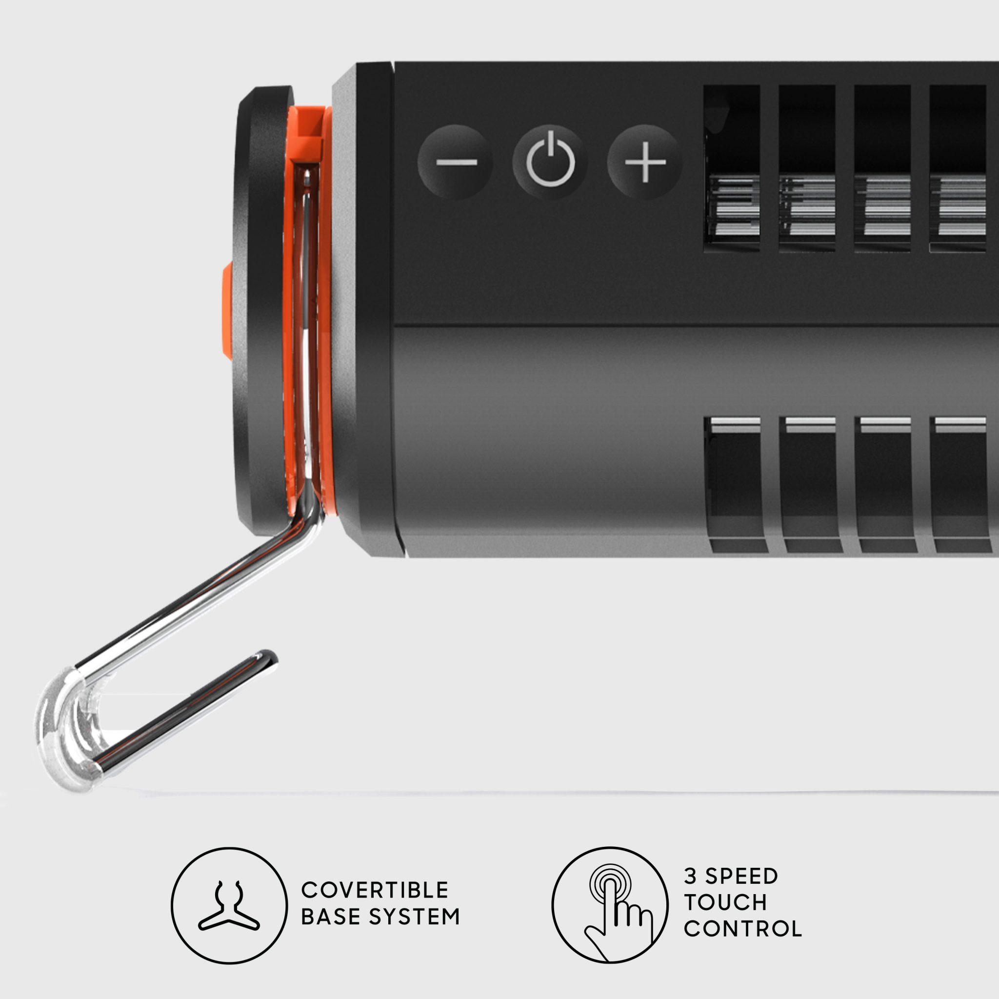 AXIS 12 Desktop Airbar™ USB Tower Fan Sharper Image Home Comfort