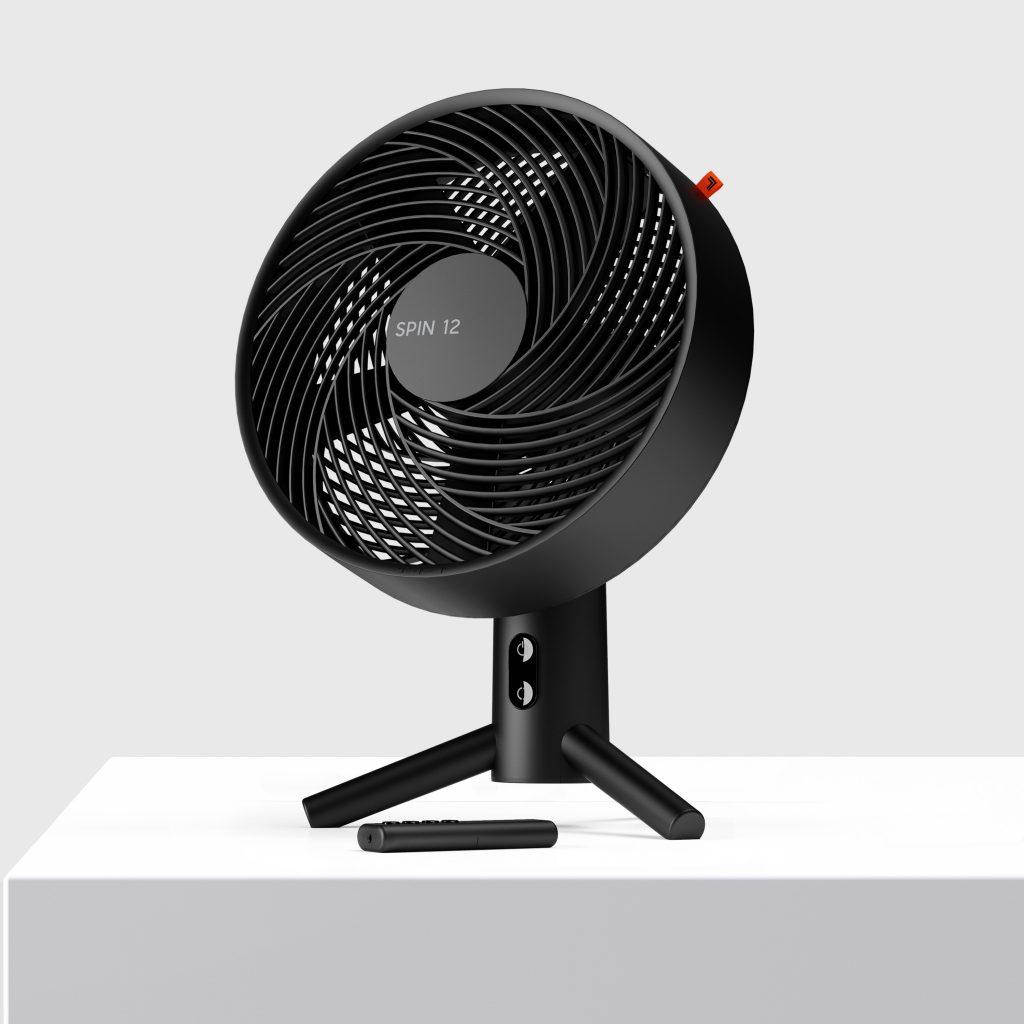 SPIN 12 Oscillating Desktop Fan Sharper Image Home Comfort