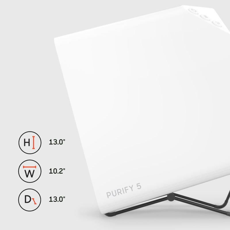 Purify 5 White Dimensions scaled