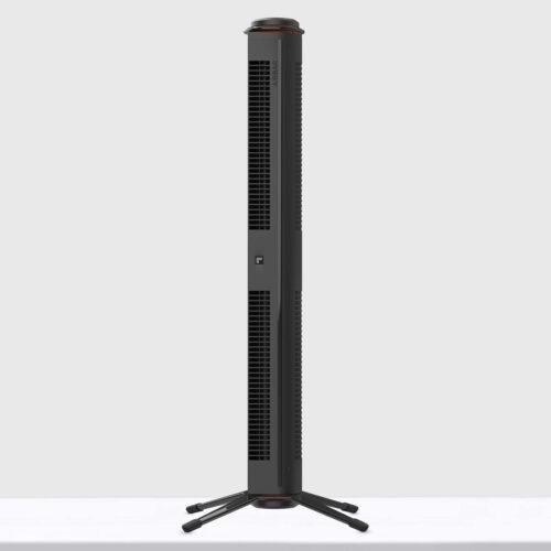 AXIS 32 Airbar Tower Fan on white pedestal