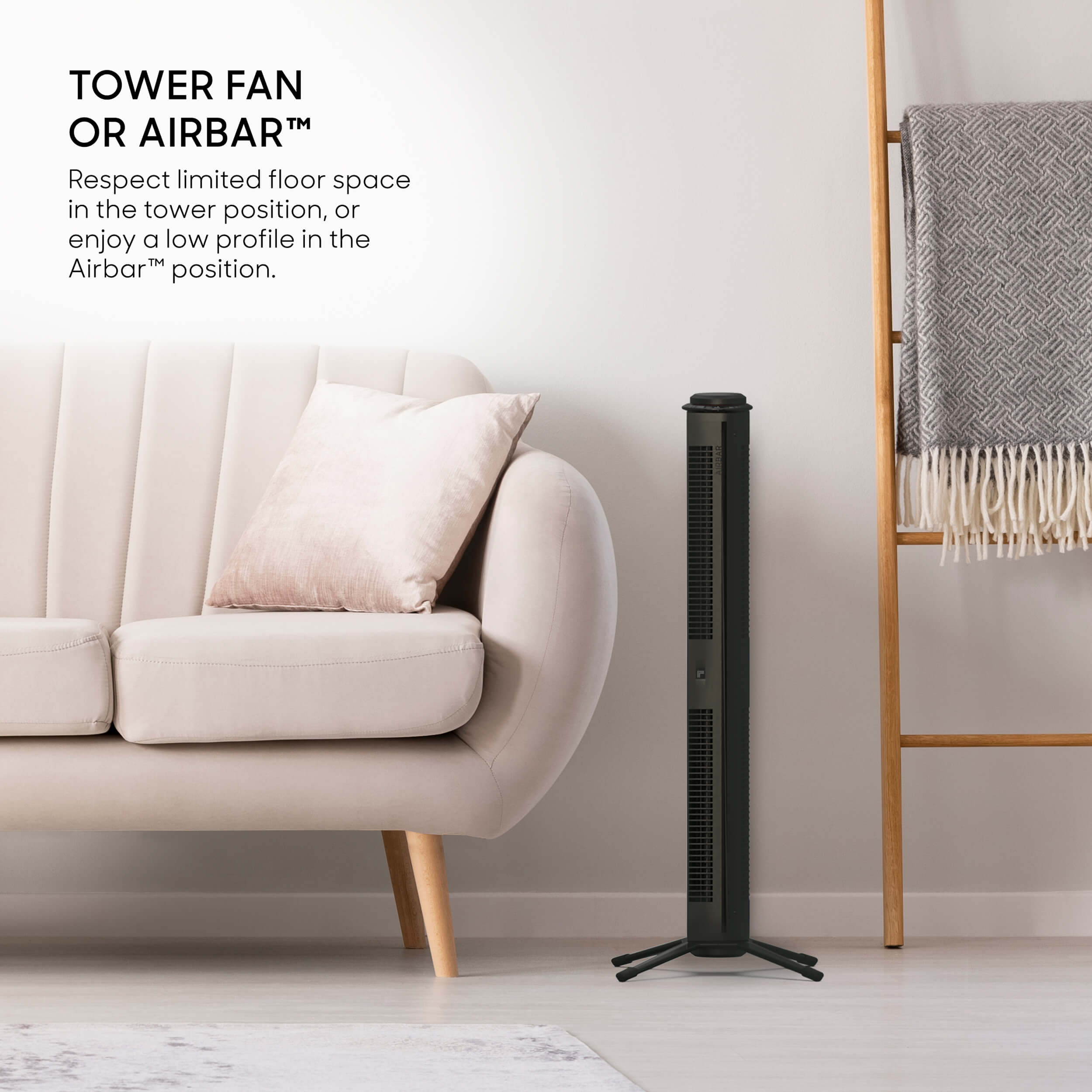 AXIS 32 Airbar™ Tower Fan Sharper Image Home Comfort