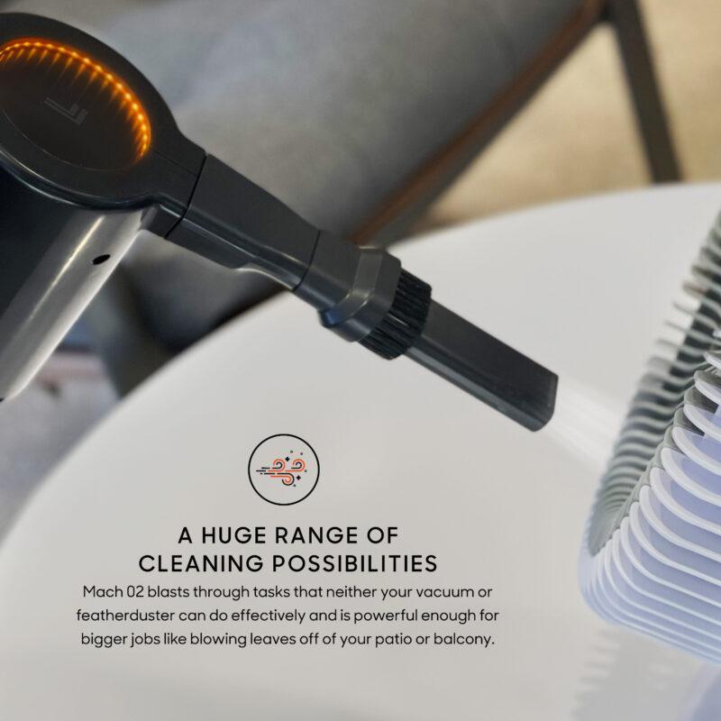 Sharper Image MACH 02 High-Velocity Air Duster Air Flow