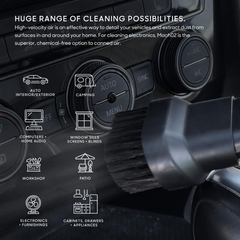 Sharper Image MACH 02 High-Velocity Air Duster Usage
